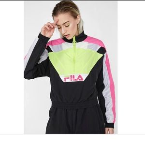 NWT FILA Conchita Half Zip Wind Jacket small